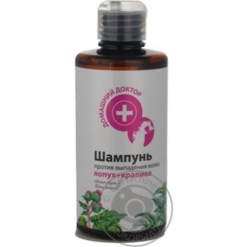 Шампунь Домашній доктор проти випадіння волосся Лопух,кропива 300мл - купить, цены на - фото 7