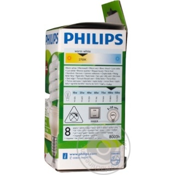 Лампа енергозберігаюча Philips Tornado Т3 23w E27 - купить, цены на NOVUS - фото 4