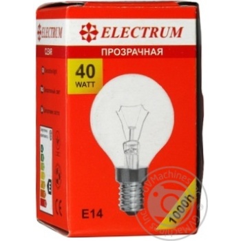 Лампа сферична прозора Electrum 40W E14 A-IB-0036 - купити, ціни на - фото 9