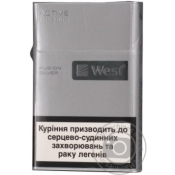 Сигареты West Fusion Silver super slim - купить, цены на NOVUS - фото 6