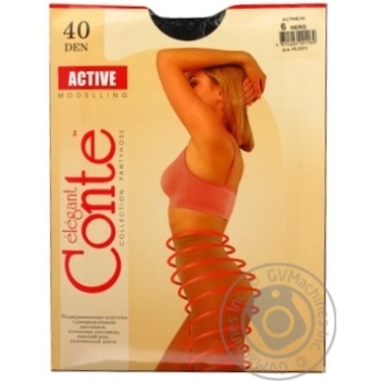 Tights Conte polyamide for women 40den 6size - buy, prices for MegaMarket - photo 4