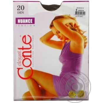 Колготы женские Conte Nuance 20ден р.5 Mocca - купить, цены на ULTRAMARKET - фото 2