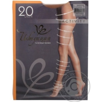 Tights Intuitsia Activity beige polyamide for women 20den 4size - buy, prices for MegaMarket - photo 3