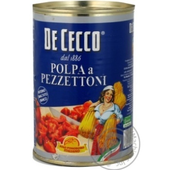 De Cecco Tomatoes Slices in Own Juice 400g - buy, prices for NOVUS - photo 1