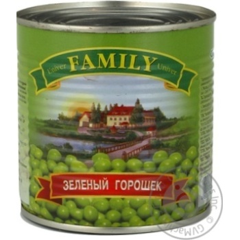 vegetables pea family canned 420ml can Ukraine - buy, prices for - photo 1