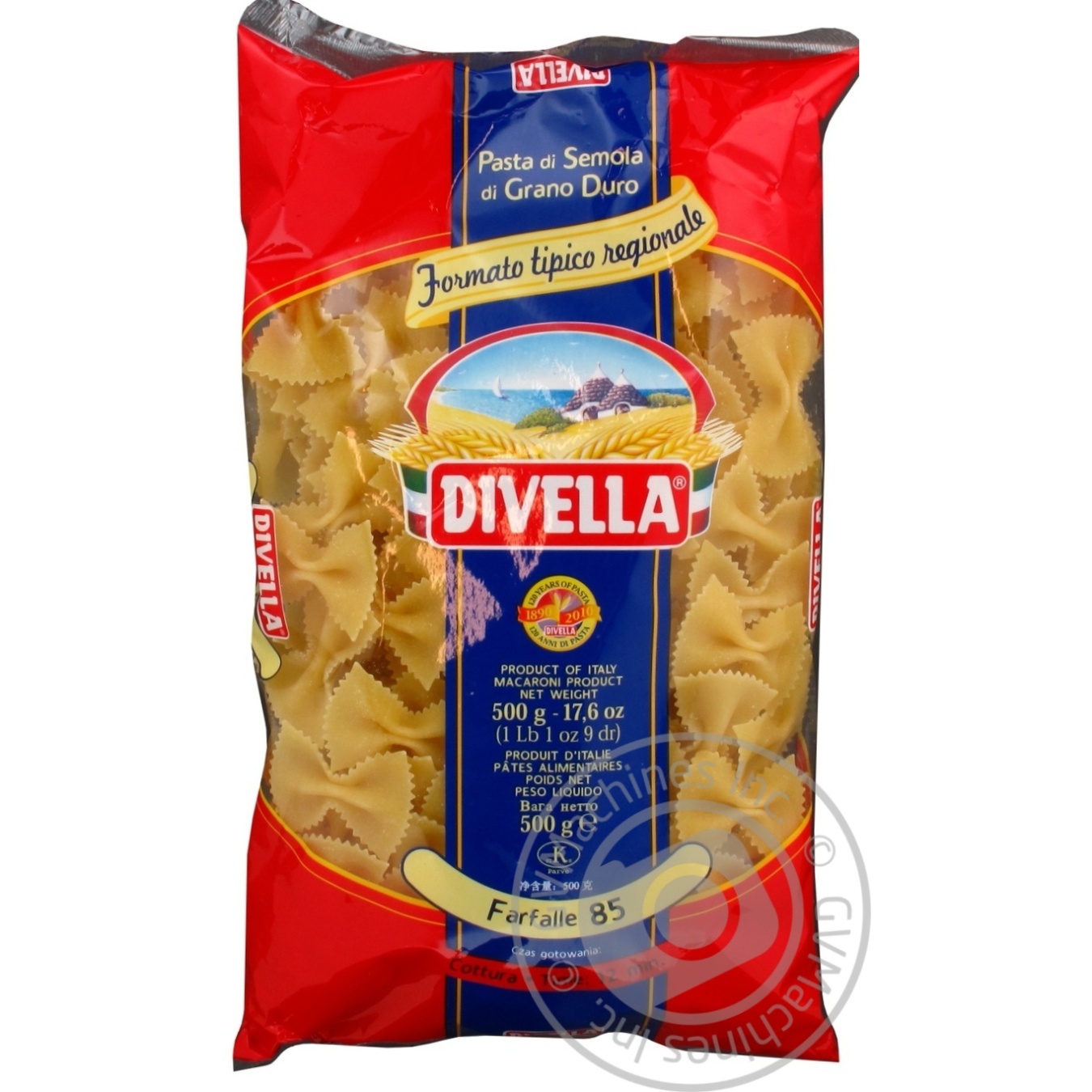

Макаронные изделия Divella Farfalle 85 500г