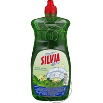 Means Silvia with apple for washing dishes 1000ml - buy, prices for MegaMarket - photo 1