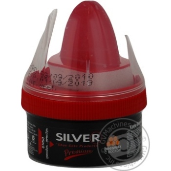 Крем для взуття Silver Premium Black 60мл х48 купить, цены на МегаМаркет - фото 1