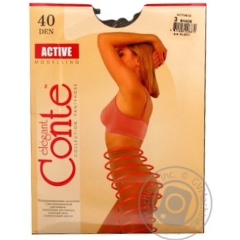 Tights Conte Active shade polyamide 40den 3size Belarus - buy, prices for MegaMarket - photo 5