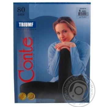 Conte Triumf 80den Tights size 6 Nero - buy, prices for Vostorg - photo 2