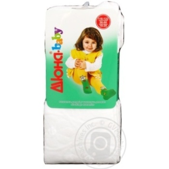 tights duna white cotton 116-122cm Ukraine - buy, prices for - photo 2