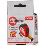 Рулетка Intertool з фіксатором Extra 16мм 2м х6