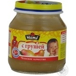 Пюре фруктове Хаме Груша для дітей з 5 місяців скляна банка 125г Чехія