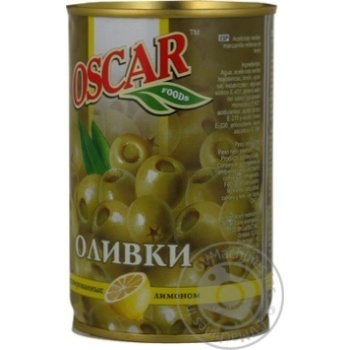 Oscar Green Olives with lemon 300ml - buy, prices for MegaMarket - photo 2