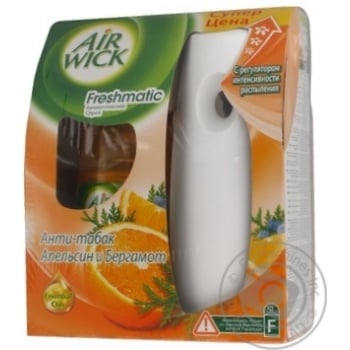 Спрей Air Wick Freshmatic автоматичний Анти-тютюн Апельсин і бергамот Росія - купити, ціни на NOVUS - фото 2