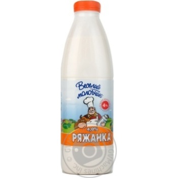 Fermented baked milk Veselyi molochnik 4% 870g plastic bottle Ukraine - buy, prices for - photo 11