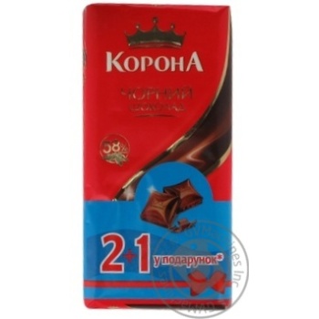 chocolate black korona 58% 100g Switzerland - buy, prices for - photo 2