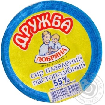 Сыр Добряна Дружба плавленый пастообразный 55% 100г купить, цены на МегаМаркет - фото 2
