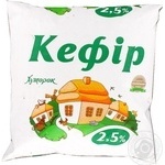Кефір Хуторок 2.5% 450г плівка Україна
