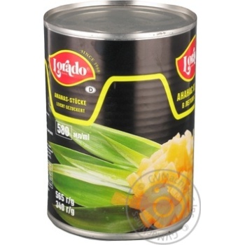 Lorado Pineapple Rings  in Light Syrup Can 580ml - buy, prices for Vostorg - photo 3