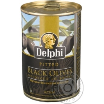 Маслини Delphi чорні б/кісточки 415мл х24 купить, цены на МегаМаркет - фото 4