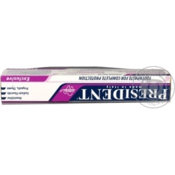 President Clinical Exclusive Toothpaste 75ml - buy, prices for Tavria V - photo 4