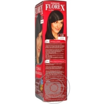 Florex Hair Cream Paint Black - buy, prices for Auchan - photo 4