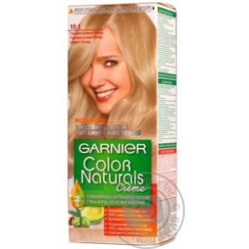Фарба для волосся Garnier Color Naturals Creme з 3-ма оліями №10.1 Перламутровий блонд купити, ціни на МегаМаркет - фото 4