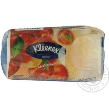 Хустинки паперові Kleenex Veltie Персик 10шт - купить, цены на - фото 20