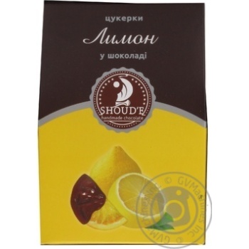 Цукерки Shoud`e Лимон у шоколаді 170г х12 купити, ціни на МегаМаркет - фото 1