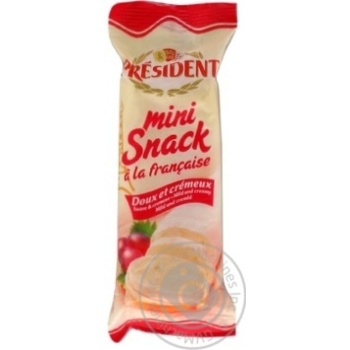 President Mini Snack Soft Cheese - buy, prices for MegaMarket - photo 1