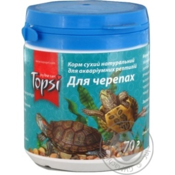 Topsi Dry food for turtles 70g - buy, prices for ULTRAMARKET - photo 5