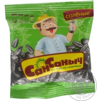 Seeds San sanych sunflower salt 50g - buy, prices for MegaMarket - photo 1