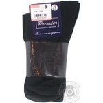 Premier Socks Black Mens Socks 25s