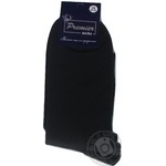 Premier Socks Black Mens Socks 29s