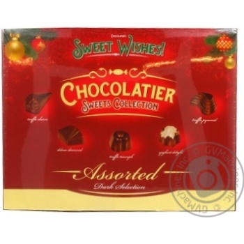 Цукерки шоколадні Chocolatier Sweets Collection асорті 250г купити, ціни на МегаМаркет - фото 1