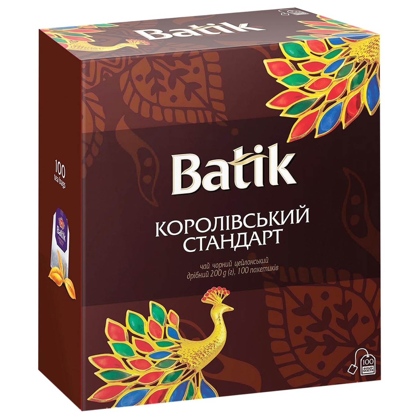 

Чай Батик Королевский стандарт черный 2г х 100шт