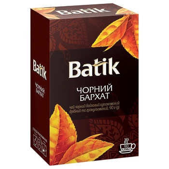 Чай черный Batik Бархат 90г - купить, цены на ЕКО Маркет - фото 1