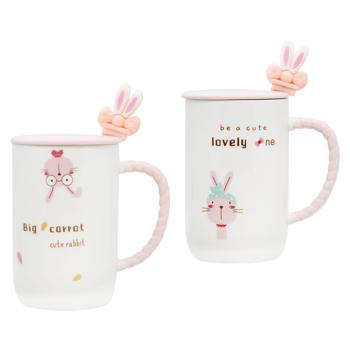 Чашка керамическая Зайка 380мл - купить, цены на МегаМаркет - фото 1