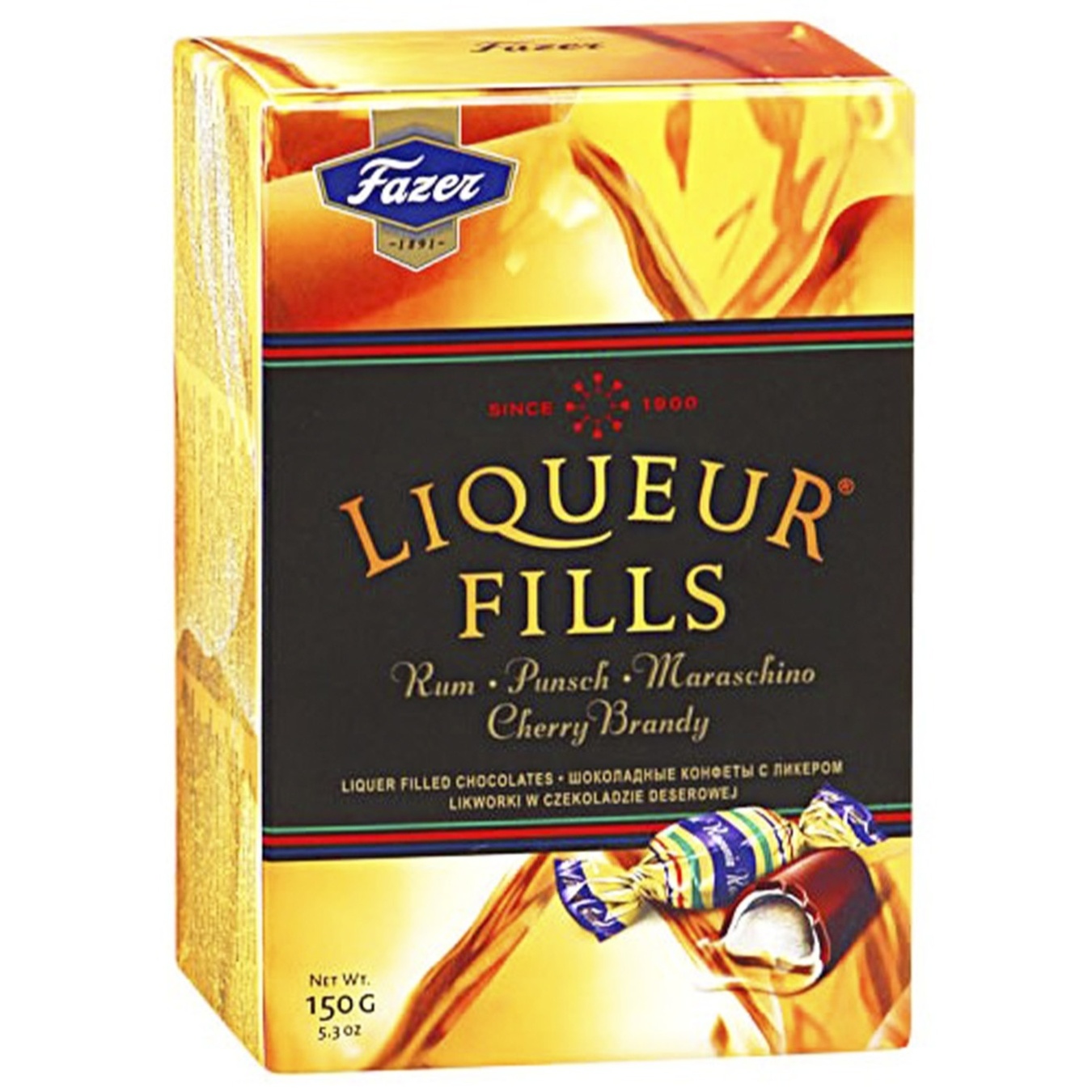 

Конфеты Fazer Liqueur Fills с ликером 150г