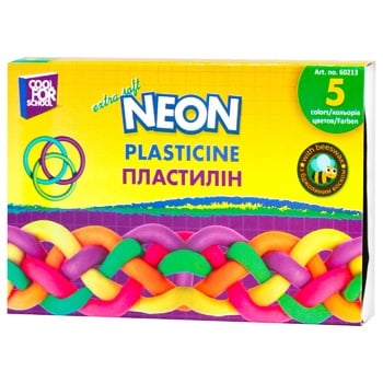 Cool for school Plasticine 5 colors 110g - buy, prices for METRO - photo 1