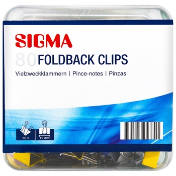 Sigma Binder 80pcs 19mm - buy, prices for METRO - photo 2