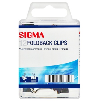 Sigma Binders black 12pcs 19mm - buy, prices for - photo 2