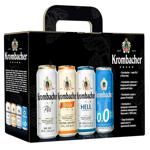 Подарунковий набiр пива Krombacher 4 банки х 0,5л