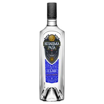 Водка Козацька Рада Особая 40% 1л - купить, цены на Biotus - фото 1