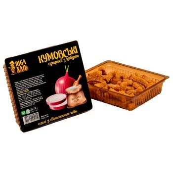 Riga Khlib Kumovski Rusks with onion 80g - buy, prices for MegaMarket - photo 2