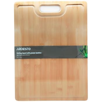 Ardesto Midori AR1440BA Bamboo Cutting Board 40*28*1.5cm - buy, prices for Supermarket "Kharkiv" - photo 2