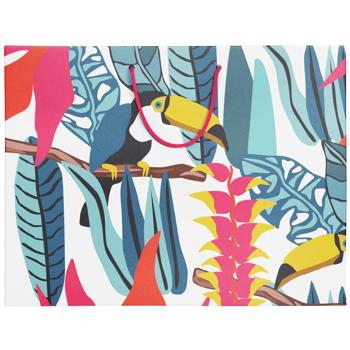 Auchan Paradise Toucan Paper Bag 32x45x10cm - buy, prices for - photo 3