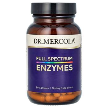 Ферменты полный спектр, Full  Spectrum Enzymes, Dr. Mercola, 90 капсул