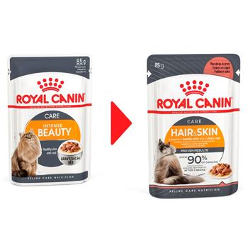 Корм Royal Canin Care Intense Beauty в соусе для котов с чувствительной кожей и проблемной шерстью 85г - купить, цены на MasterZoo - фото 2